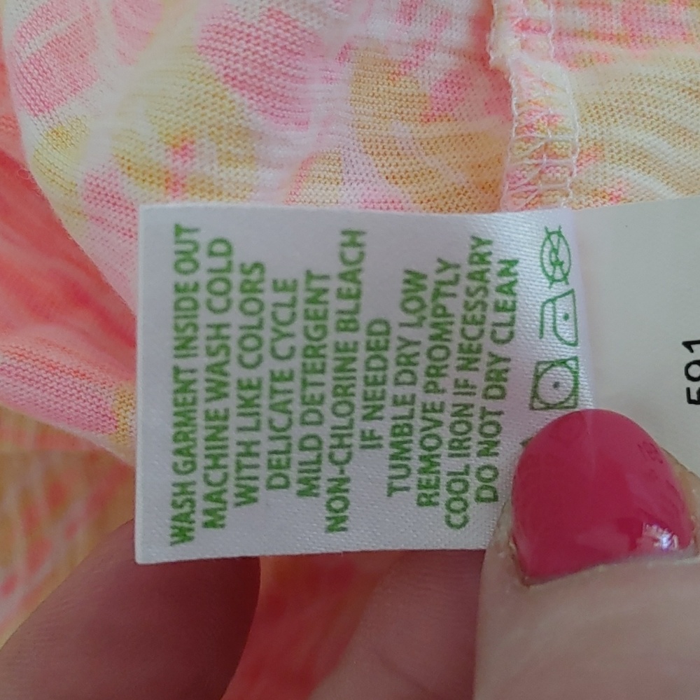Lilly Pulitzer Lockwood Sunkissed Floral Cotton Tank Dress Size S (1462) - Picture 6 of 6
